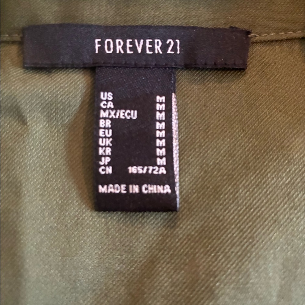 Forever 21 Women’s Cargo Jumpsuit - Picture 6 of 6
